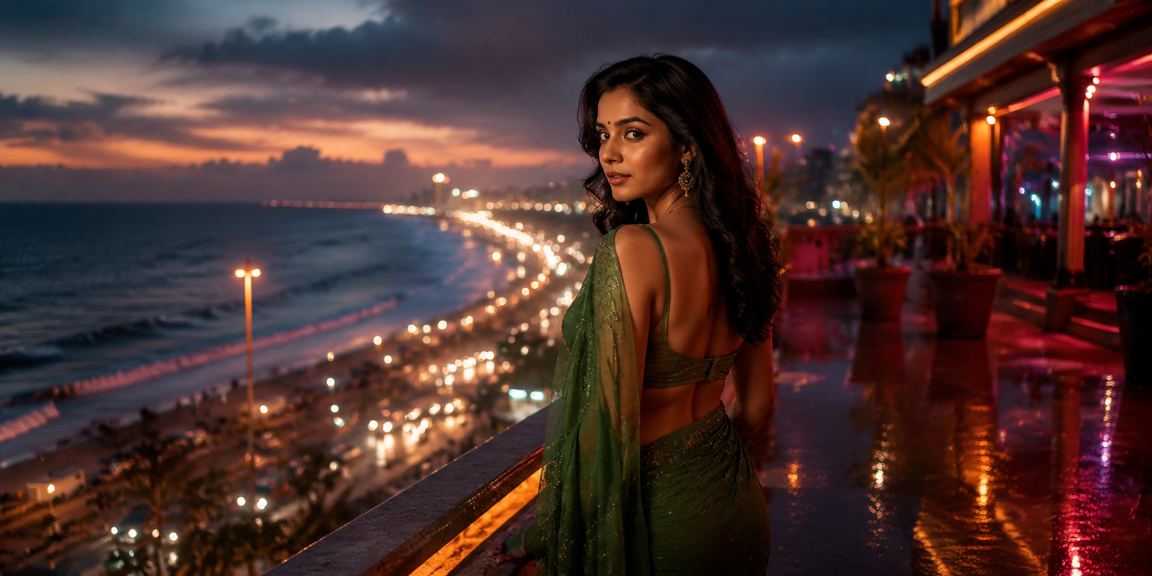 Players enjoying an entertainment event near Chennai Marina Beach