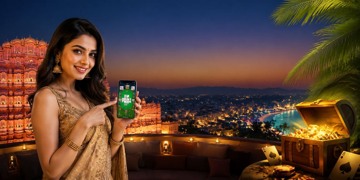 Teen Patti card game played near Jaipur beach